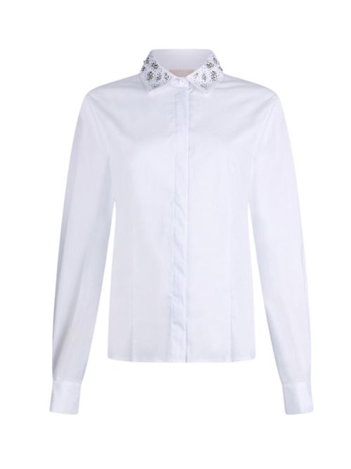 Camicia con ricami gioiello Liu Jo | WA6111T039A.11111